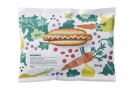IKEA to sell vegan hot dogs in packs to consumers