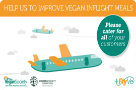 New Website Urges Airlines to Provide More Vegan Options