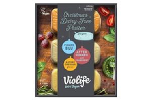 Last years Christmas Dairy Free Platter by Violife