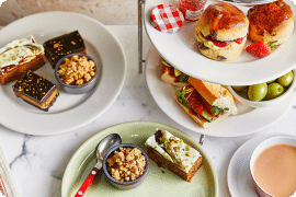 Parisian-style bistro chain Café Rouge is launching a vegan afternoon tea