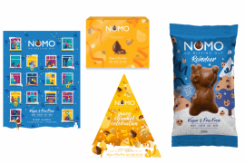NOMO launches new vegan Christmas goodies
